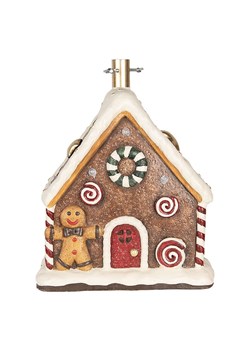 Clayre &amp; Eef Stojak w kolorze jasnobrązowym ze wzorem na choinkę - 37 x 47 x 26 cm ze sklepu Limango Polska w kategorii Dekoracje bożonarodzeniowe - zdjęcie 187547111