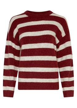 MOSS COPENHAGEN Sweter &quot;Festina&quot; w kolorze bordowo-kremowym ze sklepu Limango Polska w kategorii Swetry damskie - zdjęcie 187547521