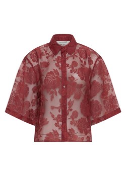 MOSS COPENHAGEN Bluzka "Lettiche" w kolorze bordowym ze sklepu Limango Polska w kategorii Koszule damskie - zdjęcie 187547543
