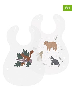 Sebra Śliniaczki (2 szt.) &quot;Nightfall&quot; w kolorze białym ze sklepu Limango Polska w kategorii Zabawki - zdjęcie 187548014