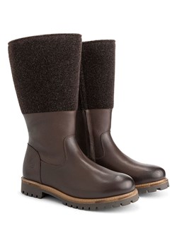 TRAVELIN&apos; Skórzane kozaki &quot;Lagen&quot; w kolorze brązowym ze sklepu Limango Polska w kategorii Buty zimowe męskie - zdjęcie 187548424