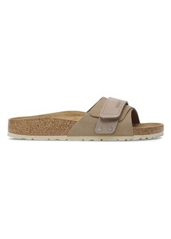 Birkenstock Skórzane klapki &quot;Oita&quot; w kolorze beżowym ze sklepu Limango Polska w kategorii Klapki damskie - zdjęcie 187548550