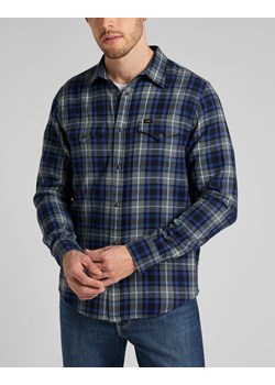 LEE CLEAN WESTERN MĘSKA KOSZULA W KRATĘ ANTHEM BLUE L66RDH21 112322655 ze sklepu YouNeedit.pl w kategorii Koszule męskie - zdjęcie 187549380