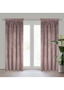 ZASŁONA GOTOWA VILLA NA TAŚMIE 140 X 270 CM PUDROWY RÓŻ ze sklepu lenaodniemowlakadoszkolniaka.pl w kategorii Zasłony - zdjęcie 187549484