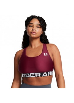Biustonosz treningowy Under Armour UA Hg Authentics Mid Branded - czerwony ze sklepu Sportstylestory.com w kategorii Biustonosze - zdjęcie 187549752