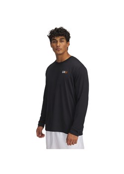 Męski longsleeve z nadrukiem Under Armour UA Workwear Logo - czarny ze sklepu Sportstylestory.com w kategorii T-shirty męskie - zdjęcie 187549794
