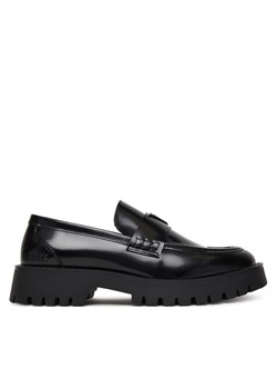 Loafersy Guess FMPGOR LEA14 Czarny ze sklepu eobuwie.pl w kategorii Półbuty męskie - zdjęcie 187551890