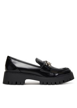 Loafersy Guess FLPALR ELE14 Czarny ze sklepu eobuwie.pl w kategorii Lordsy damskie - zdjęcie 187551931