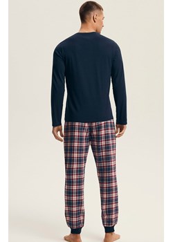 Henderson bawełniana piżama męska Noir 43457-59X, Kolor granatowo-czerwony, Rozmiar 2XL, Henderson ze sklepu Primodo w kategorii Piżamy męskie - zdjęcie 187552344