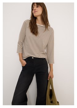 Cecil Koszulka w kolorze ciemnobrązowo-kremowym ze sklepu Limango Polska w kategorii Bluzki damskie - zdjęcie 187552513