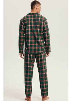 Henderson bawełniana piżama męska w kratę Nut 43460-77X, Kolor zielono-czerwony, Rozmiar 2XL, Henderson ze sklepu Intymna w kategorii Piżamy męskie - zdjęcie 187552680