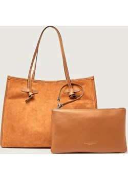 GIANNI CHIARINI Shopperka + saszetka MARCELLA | zamsz ze sklepu Gomez Fashion Store w kategorii Torby Shopper bag - zdjęcie 187553501
