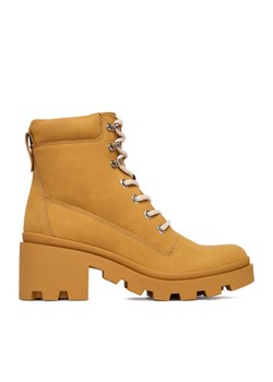 Trzewiki DeeZee 23880A-2-CAMEL PU Brązowy ze sklepu eobuwie.pl w kategorii Botki - zdjęcie 187553713
