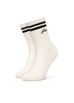 Guess Skarpety długie V5RZ04 Z3LH0 Écru ze sklepu MODIVO w kategorii Skarpetki damskie - zdjęcie 187553732
