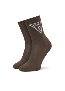 Guess Skarpety długie V2GZ00 ZZ00I Brązowy ze sklepu MODIVO w kategorii Skarpetki damskie - zdjęcie 187553793