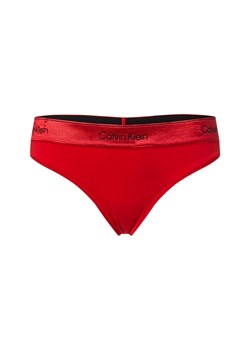 Calvin Klein Stringi Kobiety Bawełna czerwony jednolity ze sklepu vangraaf w kategorii Majtki damskie - zdjęcie 187554310