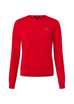 Armani Exchange Sweter damski z dzianiny Kobiety czerwony jednolity ze sklepu vangraaf w kategorii Swetry damskie - zdjęcie 187554314