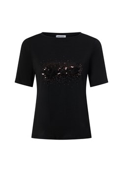 More & More Koszulka damska Kobiety Bawełna czarny jednolity ze sklepu vangraaf w kategorii Bluzki damskie - zdjęcie 187554322