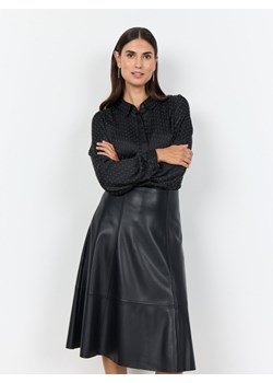 soyaconcept® Damska spódnica o linii A - SC-Beckie Kobiety czarny jednolity ze sklepu vangraaf w kategorii Spódnice - zdjęcie 187554334