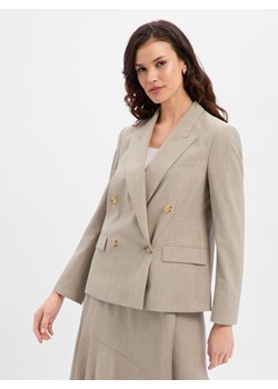 BOSS Marynarka damska z wełny dziewiczej - Jaleto Kobiety beżowy marmurkowy ze sklepu vangraaf w kategorii Marynarki damskie - zdjęcie 187554353