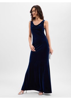 Ambiance Damska sukienka wieczorowa Kobiety granatowy jednolity ze sklepu vangraaf w kategorii Sukienki - zdjęcie 187554361