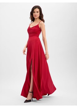 Marie Lund Damska sukienka wieczorowa Kobiety Sztuczne włókno czerwony jednolity ze sklepu vangraaf w kategorii Sukienki - zdjęcie 187554363