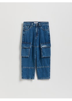 Reserved - Jeansy baggy - niebieski ze sklepu Reserved w kategorii Spodnie chłopięce - zdjęcie 187554734