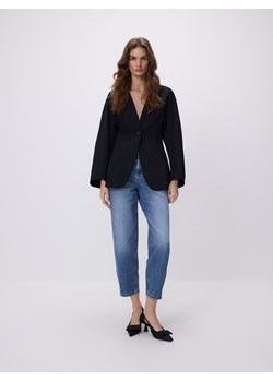 Reserved - Jeansy barrel leg - niebieski ze sklepu Reserved w kategorii Jeansy damskie - zdjęcie 187554824