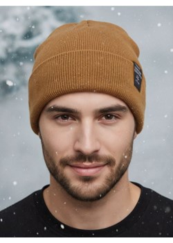Sinsay - Czapka beanie - beżowy ze sklepu Sinsay w kategorii Czapki zimowe męskie - zdjęcie 187555702