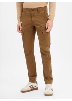 PME Legend Męskie spodnie cargo - Nordrop Mężczyźni Bawełna wielbłądzi jednolity ze sklepu vangraaf w kategorii Spodnie męskie - zdjęcie 187556104