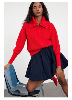 trendyol Kardigan w kolorze czerwonym ze sklepu Limango Polska w kategorii Swetry damskie - zdjęcie 187556264