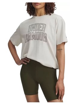 Under Armour Koszulka &quot;Campus&quot; w kolorze białym ze sklepu Limango Polska w kategorii Bluzki damskie - zdjęcie 187556293