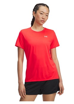 Under Armour Koszulka funkcyjna w kolorze czerwonym ze sklepu Limango Polska w kategorii Bluzki damskie - zdjęcie 187556521