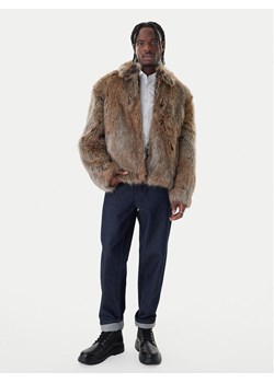 HUGO Futro Bryan2541 50546592 Brązowy Relaxed Fit ze sklepu MODIVO w kategorii Kurtki męskie - zdjęcie 187556882