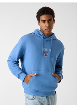 Guess Jeans Bluza 180299 Błękitny Classic Fit ze sklepu MODIVO w kategorii Bluzy męskie - zdjęcie 187556884