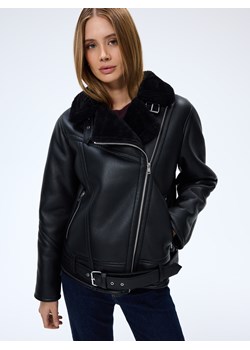Mohito - Kurtka z futerkiem - czarny ze sklepu Mohito w kategorii Kurtki damskie - zdjęcie 187557370