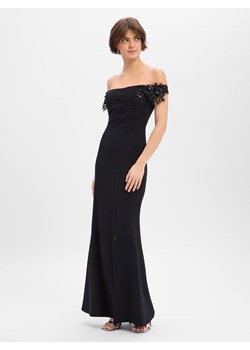 Lipsy Damska sukienka wieczorowa Kobiety czarny jednolity ze sklepu vangraaf w kategorii Sukienki - zdjęcie 187557470