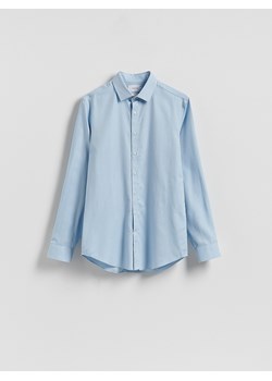 Reserved - Koszula slim z bawełny egipskiej - jasnoniebieski ze sklepu Reserved w kategorii Koszule damskie - zdjęcie 187557920