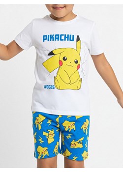 Sinsay - Bawełniana piżama dwuczęściowa Pokémon - biały ze sklepu Sinsay w kategorii Piżamy dziecięce - zdjęcie 187559283