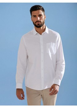 Sinsay - Koszula regular fit - biały ze sklepu Sinsay w kategorii Koszule męskie - zdjęcie 187559291