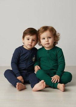 Sinsay - Bawełniany pajacyk 2 pack - granatowy ze sklepu Sinsay w kategorii Piżamy dziecięce - zdjęcie 187559403