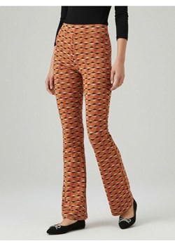 Sinsay - Legginsy flare ze wzorem geometrycznym - wielobarwny ze sklepu Sinsay w kategorii Spodnie damskie - zdjęcie 187559404
