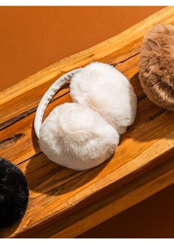 Sinsay - Nauszniki z futerkiem - kremowy ze sklepu Sinsay w kategorii Nauszniki damskie - zdjęcie 187559422