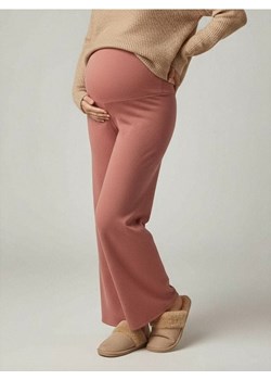 Sinsay - Spodnie ciążowe wide leg - różowy ze sklepu Sinsay w kategorii Spodnie ciążowe - zdjęcie 187559452