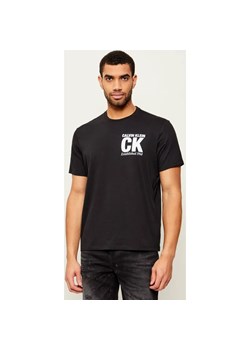Calvin Klein T-shirt CORNER GRAPHIC | Regular Fit ze sklepu Gomez Fashion Store w kategorii T-shirty męskie - zdjęcie 187559791