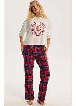 Esotiq świąteczna piżama damska Bloovii CandyCane 43953-00X, Kolor kremowo-czerwony, Rozmiar L, BLOOVII ze sklepu Primodo w kategorii Piżamy damskie - zdjęcie 187560791