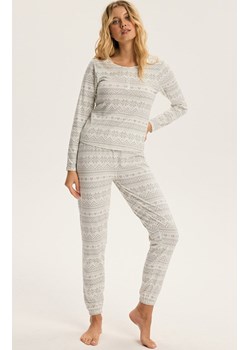 Esotiq bawełniana piżama damska Bloovii Hygge 43956-00X, Kolor biały-wzór, Rozmiar L, BLOOVII ze sklepu Primodo w kategorii Piżamy damskie - zdjęcie 187560801
