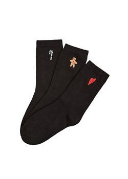 Esotiq świąteczne skarpetki damskie Bloovii Licorice 44161-K001, Kolor czarny, Rozmiar 36-38, BLOOVII ze sklepu Primodo w kategorii Skarpetki damskie - zdjęcie 187560813