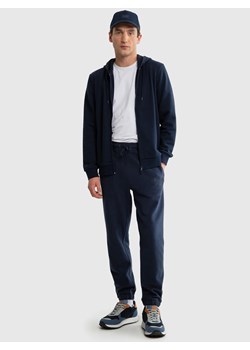 Spodnie męskie dresowe granatowe Brutus 403 ze sklepu Big Star w kategorii Spodnie męskie - zdjęcie 187560931