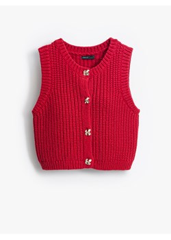 Mohito - Swetrowa czerwona kamizelka - czerwony ze sklepu Mohito w kategorii Swetry damskie - zdjęcie 187561140